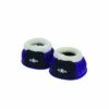 Saxon Fleece Trim Rubber Bell Boots 2 Saxon Fleece Trim Rubber Bell Boots -Ovation Store NS8194R purplewhite