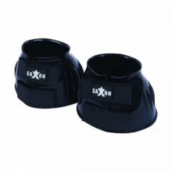 Saxon Double Tape Pvc Ribbed Bell Boots -Ovation Store NS819502 black