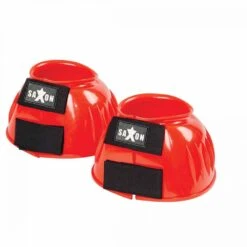 Saxon Double Tape Pvc Ribbed Bell Boots -Ovation Store NS819502 red