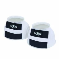 Saxon Double Tape Pvc Ribbed Bell Boots -Ovation Store NS819502 white 3