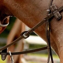 Correct Connect Aaron Vale Single Grip Rein -Ovation Store NSCCAV1 brown padded