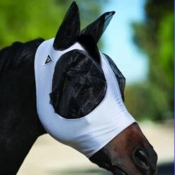 Professional's Choice Professionals Choice Comfort Fit Fly Mask With Forelock Hole -Ovation Store NSCFM charcoal 2