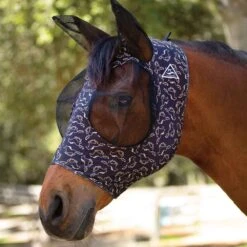 Professional's Choice Professionals Choice Comfort Fit Fly Mask With Forelock Hole -Ovation Store NSCFM pchorse 4
