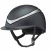 Charles Owen Halo Helmet -Ovation Store NSHALONM black matte platinum front 10