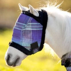 Kensington Mini Fly Mask With Fleece Trim -Ovation Store NSKFM200 lavender mint 1