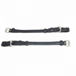 Nunn Finer Bridle Cheek Pieces -Ovation Store NSNF525 black zinc 2